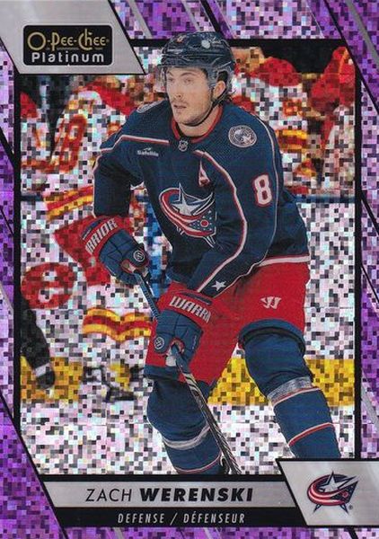 paralel karta ZACH WERENSKI 23-24 OPC Platinum Violet Pixels /299